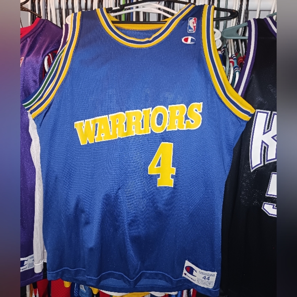 Chris Webber Golden State Warriors Champion Jersey sz 44